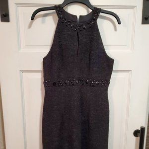 Jessica Howard Black Sleevless Straight Cut Dress